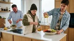 Sałatka z buraków bez majonezu, a smakuje jak z bistro — trik z awokado i winegret 3:1